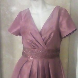 JS Collections dress, light purple, size 8